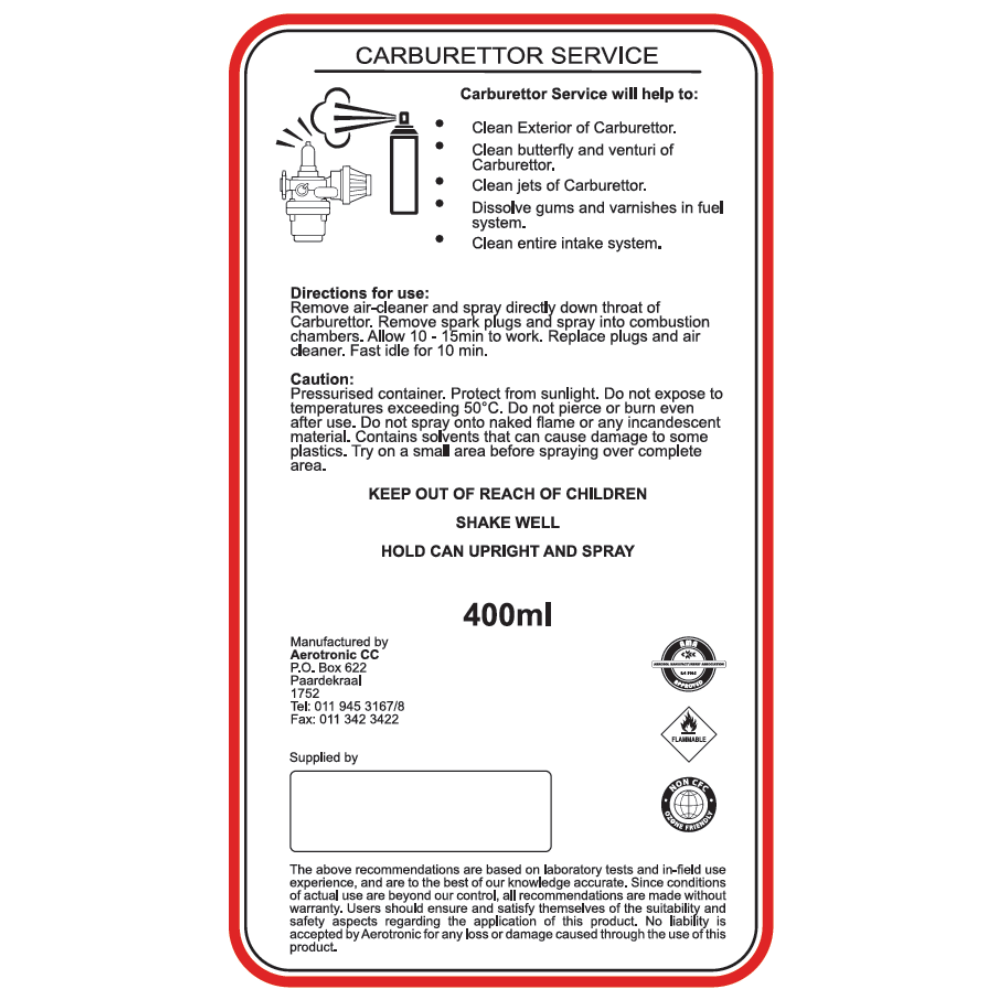 Throttle Body Cleaner